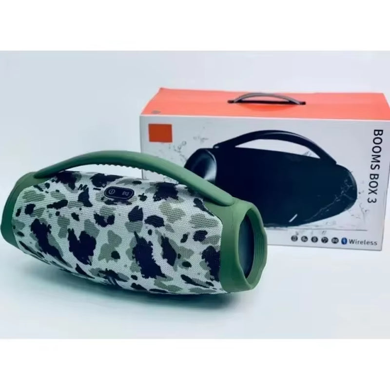 Caixa De Som 100W High-Power Bluetooth Speakers Portable Outdoor Subwoofer 3D Stereo Surround Sound Column Music Center Boombox